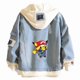 thumbnail image 1 of Chaqueta SENMU Denim Pikachu Ash Ketchum para Hombre, 1 of 6