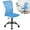 Blue, variant on BIQWBIC Armless Mesh Desk Chair Mid Back Office Chair with No Arms, Gray
