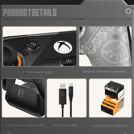 GameSir G7 Pro ZZZ 有線 無線 ゲームコントローラー (Windows PC Android Bluetooth USB Type-C 2.4GHzドングル マイクロスイッチ ターボ ジャイロ 1年間保証）