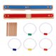 thumbnail image 1 of JUEGO DE LANZAMENO DE ANILLO DE, JUEGO DE LANZAMIENTO DE ANILLO PARA Niños, Juego de Lanzamiento de Férula para adultos y niños, diversión segura en interiores y exteriores, 1 of 7