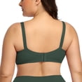 thumbnail image 3 of Plus Size Bras for Women Underwire Bra no Pad Thin Unlined Lingerie Plain Underwear Cup C D E F, 3 of 14