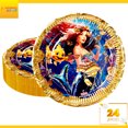 thumbnail image 2 of 24 Pz Plato De Cartón Premium Pastelero De Personajes Mi Sirena, 2 of 4