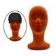 thumbnail image 5 of Soporte de exhibición de peluca de Cabeza femenina Macarena Base redonda estable Naranja Cabeza de maniquí, 5 of 8