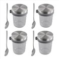 thumbnail image 1 of Mason Jars for Overnight Oats 4 Pack 350ml Overnight Oats Jar, 1 of 5
