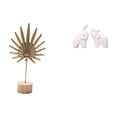 thumbnail image 1 of Escultura nórdica abstracta de hoja de metal y figuras de , decoración de mesa única para el hogar, la oficina, el dormitorio, la entrada, la, 1 of 8