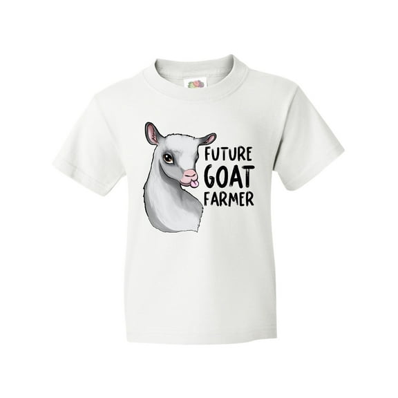 Inktastic Future Goat Farmer Youth T-Shirt