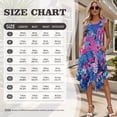 thumbnail image 5 of Yuyamidu Matching Couples Outfits Tropical Shirts for Men Hawaiian Dress for Women Dresses Elegant Casual Mens Shirts Casual Short Sleeve Button Down Asymmetrical Flowy Midi Dress, Size L, 5 of 7