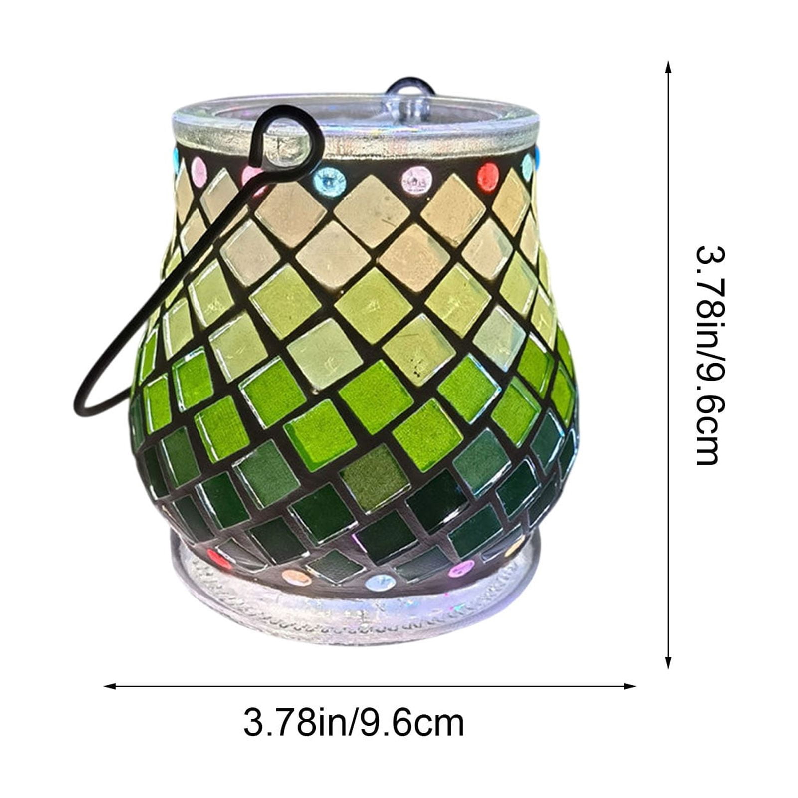 Diy Kits for Adults,DIY Mosaic Night Light Kit, Make Your Own Mosaic Night Light Kit, DIY Stained Glass Set, Crafts Kit for Teens Adults, Nightlight DIY Gift(K 4in)