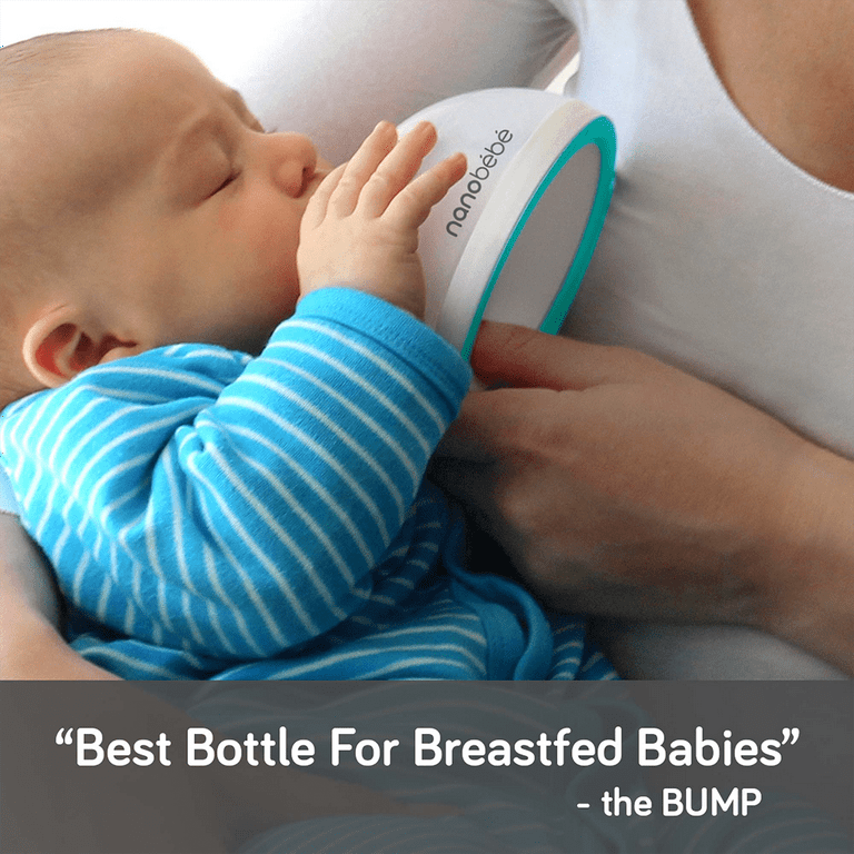 Nanobebe Breast Milk Baby Bottle Single Teal 5 oz. Walmart