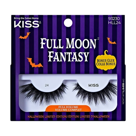 KISS Full Moon Fantasy, False Eyelashes, Midnight Magic, 14 mm, 1 Pair