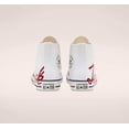 thumbnail image 4 of Converse Chuck Taylor All Star High Top Unisex/Toddler Shoe Size Toddler 2  Casual 667595F White,University Red,Natural Ivory, 4 of 6