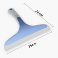 thumbnail image 4 of Shower Window Squeegee Glass Wiper Blades Cleaner for Windows, Car Windshield, Bathroom Mirrors Kitchen Table and Shower Door Glass (Blue), 4 of 4