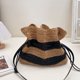 thumbnail image 5 of Bolso de mano de paja para mujer, grande, tejido a mano, para playa, bandolera, bolso de mano de paja, 5 of 6