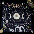 thumbnail image 2 of Moonphase Astrologys Tablecloth with Drawstring Bag Tarots Divinations Tablecloth Altars Cloth Divinations Accessory, 2 of 4