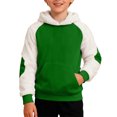 thumbnail image 6 of Wxolcjlv Toddler Girls Christmas Patchwork Hooded Sweatshirt Warm Long Sleeve Casual Pullover Top, Sizes 2-15, 6 of 7