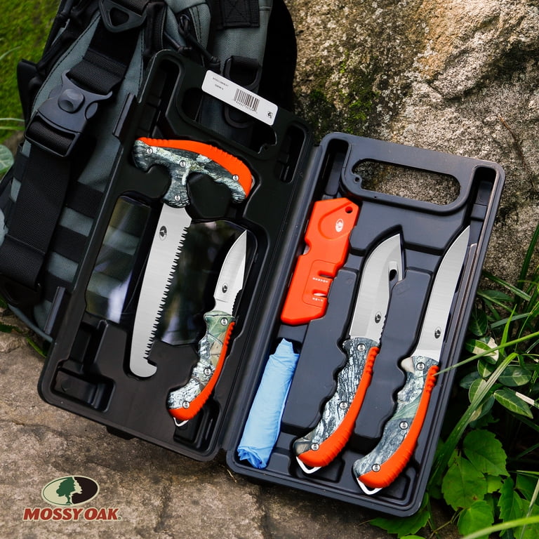 Mossy Oak Hunting Cleaning Kit - Stainless Steel Blades - Walmart.com
