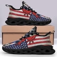 thumbnail image 4 of Puerto Rico American flag Shoes Trail Running Shoe Non-Slip Breathable Comfortable Sneakers Black Size 13, 4 of 7