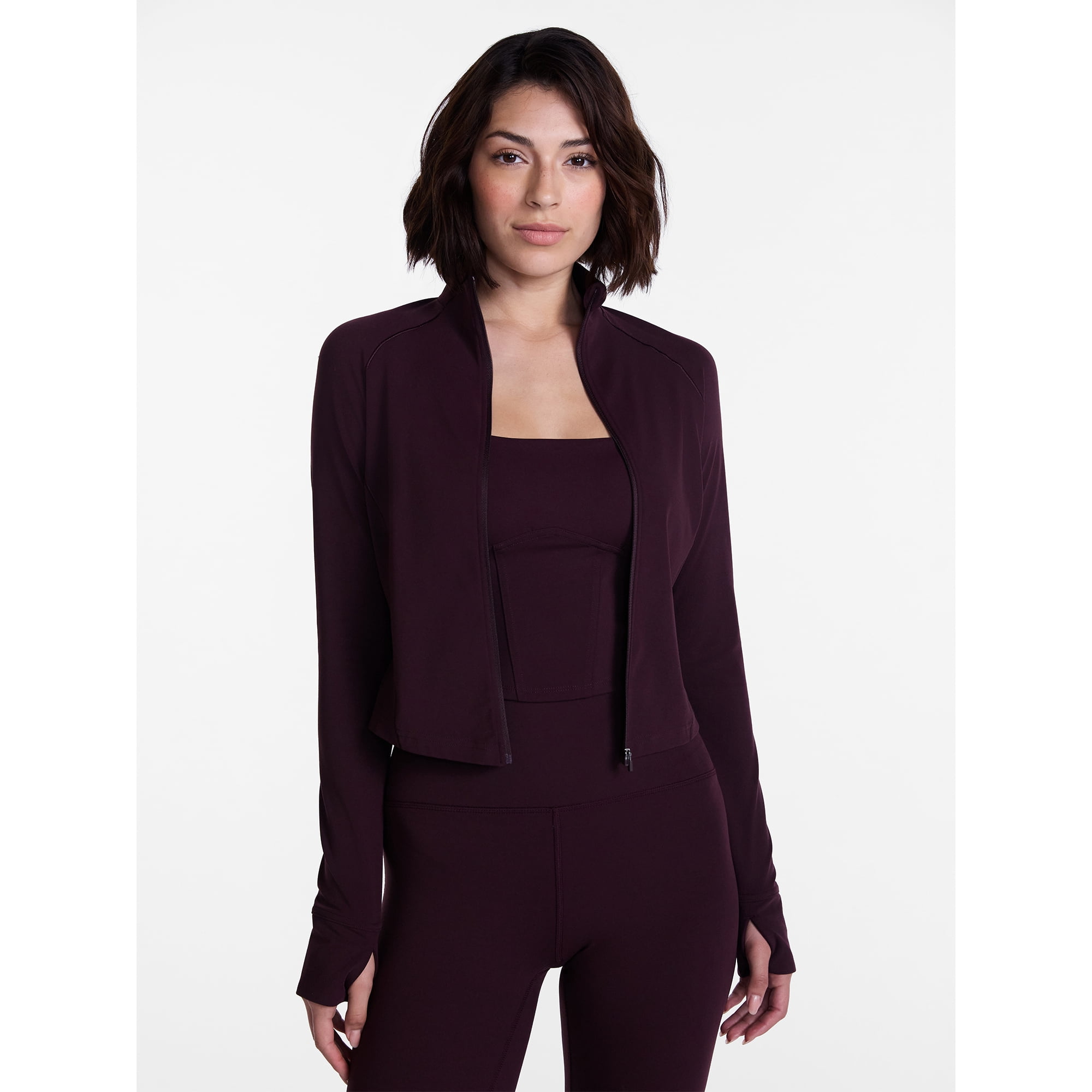 Avia Women’s SoftSculpt Crop Jacket, Sizes XS-XXL