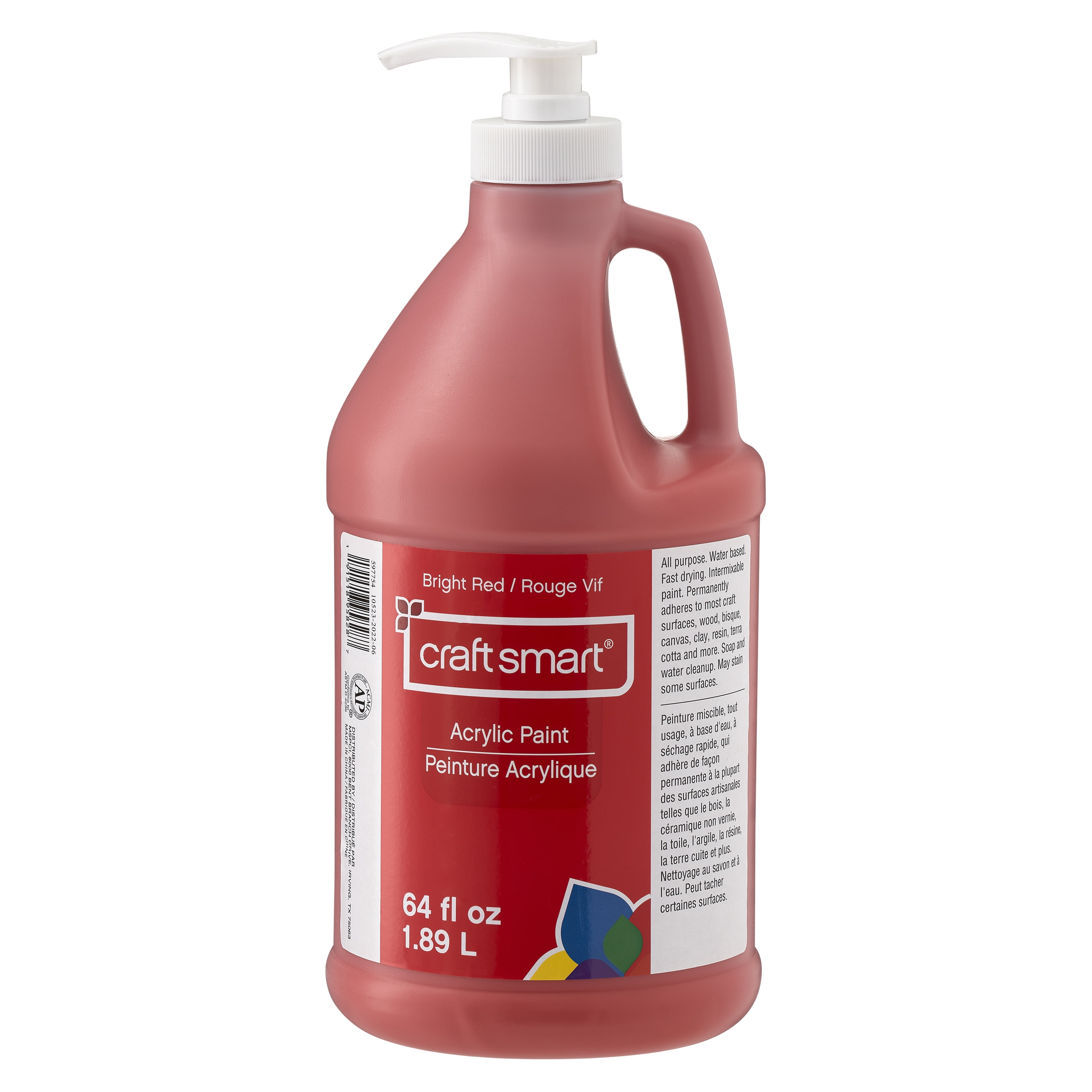 Craft Smart Acrylic Paint, 64oz., 6 Pack