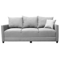 thumbnail image 1 of Sofa El Bazar Store Atlanta Lino Gris Plata 3 plazas Modular Moderno, 1 of 4