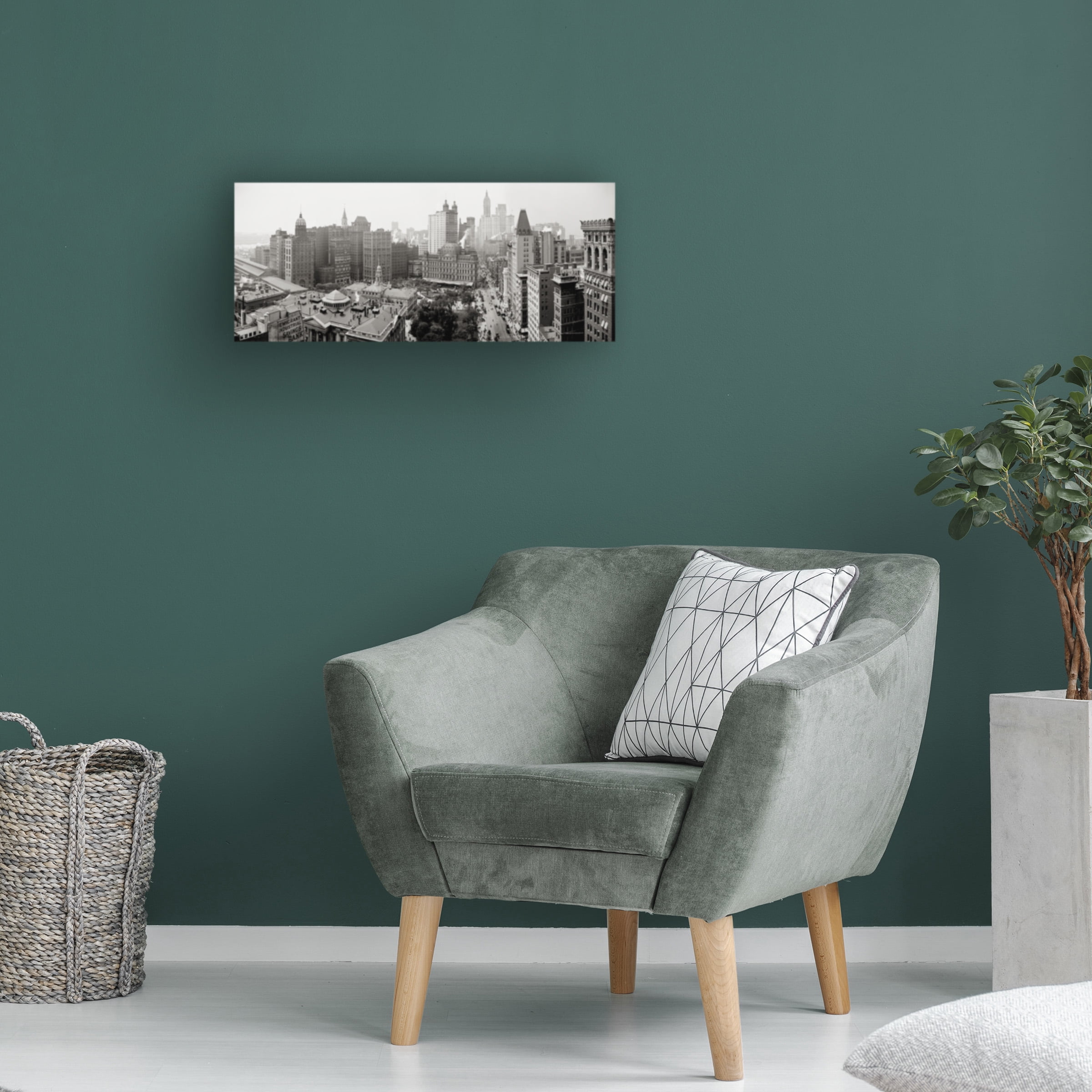 Print Collection 'City Hall Panorama New York' Canvas Art