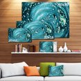 thumbnail image 3 of Precious Blue Fabulous Pattern - Abstract Canvas Art Print, 3 of 4
