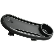 NICEXMAS Pram Snack Tray Pushchair Black Plastic 1Pcs
