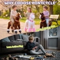 thumbnail image 4 of PonyCycle Ride-On Horse Toy with Sound and Hand Brake, Kid-Powered, Ages 4-7, Brown, Ux424, 4 of 12