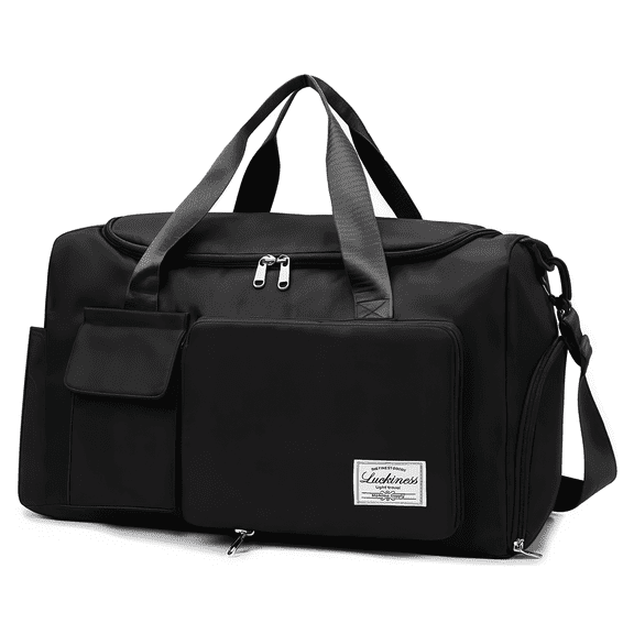 AGOPLEE Gym Duffle Bag with Shoes Compartment, 30L Large Sports Duffel Bag for Men & Women - Water-Resistant Travel Weekender Bag for Gym, Basketball, Football, Workout