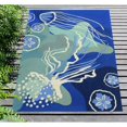 thumbnail image 5 of Liora Manne Capri Jelly Fish Indoor Outdoor Area Rug Ocean, 5 of 5