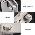 thumbnail image 2 of 2 Sets Stainless Steel Sliding Latch Durable Gate Latch Safety Door Lock, 2 of 8