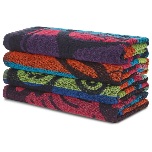Juego de toallas de baño Bolbom*s Luxury, 100% algodón, 30 x 60 cm, paquete de 4