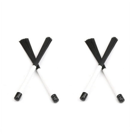 2Pcs Cajon Brush Telescoping Drum Brushes Nylon Sticks Percussion for Jazz Stick Drum Musical