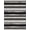 Grey Black, Pattern 4, variant on ODIKA Monochrome Zigzag Rhythmic Design Plush Contemporary Floor Cover Stain Resistant Thin Throw for Entryway, Kitchen, Laundry Room