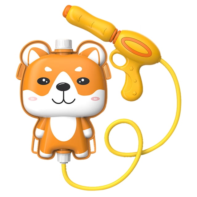 Children Backpack Water Gun Toy Pull Out Design For Summer Beach Play Outdoor Splash Game Pool Party Water Fight Toy Plastic Squirt Gun Model I I
