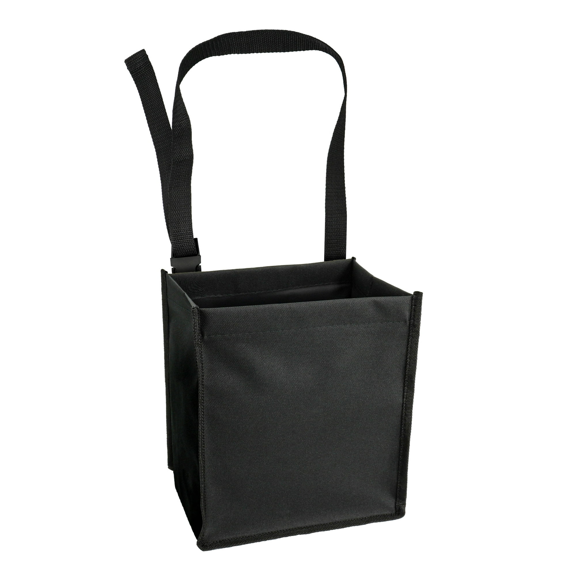 Auto Drive Trash Bin Collapsible Portable Auto Garbage Bag Multipurpose Car Organizer (Black)
