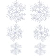 thumbnail image 2 of Copo Nieve Invierno 6 Piezas Creativo para Navidad Nuevo Blanco, 2 of 9