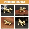 thumbnail image 2 of MLINS Golden Brass Dog Shape Charm for Decoration Lightweight DIY Keychain Pendant Accessories 2pcs, 2 of 8