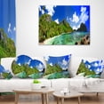 thumbnail image 4 of Designart Tropical Scenery - Landscape Photography Throw Pillow - 16x16, 4 of 5