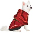 thumbnail image 2 of Gaeub Floating Red Chili Peppers Dog Hoodie Sweatshirts Warm Dog Clothes for Small Dogs,Puppy and Cat Costume-XX-Large, 2 of 7