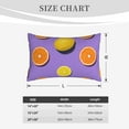 thumbnail image 6 of Balery Yellow Lemon And Orange Bedding Queen Pillow Cases - Envelope Closure - Soft Brushed Microfiber Fabric - Shrinkage and Fade Resistant Pillow Cases-14"x20", 6 of 9
