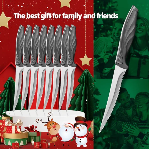 The Sharp Sanding Steak Knife Is Of High Quality And Easy To Cut