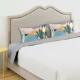 thumbnail image 3 of Yayeee Pillowcase King Size Set of 2 Satin Wrinkle Resistant Pillow Case, Boho Style Sun, 3 of 7