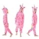 thumbnail image 3 of Pijamas de una pieza con dibujos de animales para niños y niñas, ropa bonita para el hogar con diseño de arcoíris, cielo estrellado, caballo y león, 3 of 3