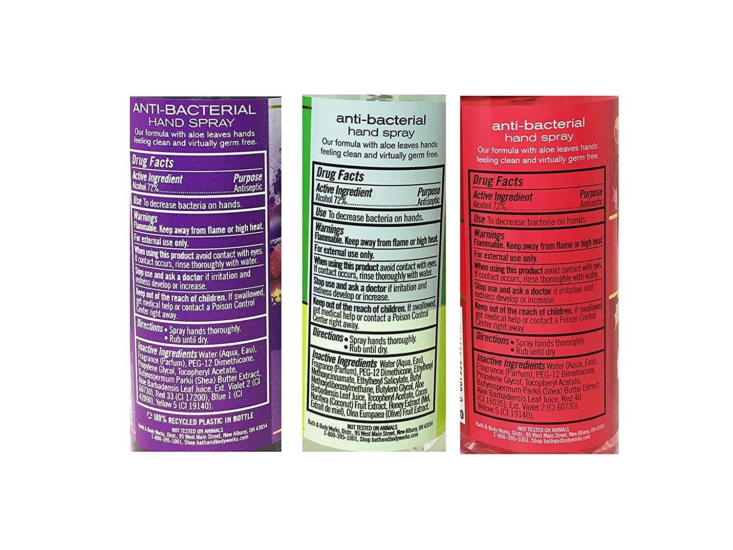 Bath and body works hand sanitizer ingredients outlet