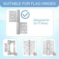 thumbnail image 3 of Outil de Réglage de Charnière de Porte, Clé Réglable 14-19mm/23-25mm pour Réglage de Charnière de Porte, Outil de Charnière Robuste pour Sécurité Incendie Résidentielle Portes de Salle Blanche Design Ergonomique (A(14-19mm) +B(23-25mm)), 3 of 7