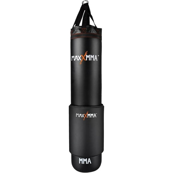 MaxxMMA 5 ft Water/Air Heavy Bag Kit, Adjustable Weight 70~140 lbs.