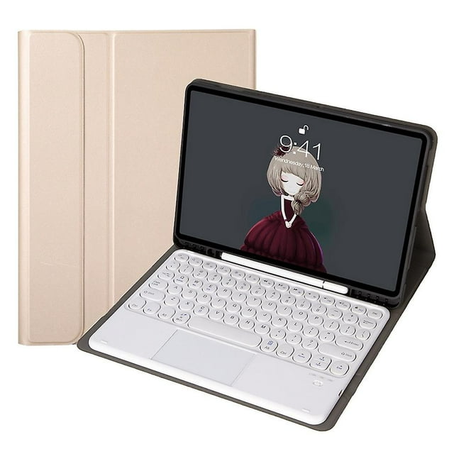Étui Clavier Bluetooth compatible iPad 9.7 Pouces (2018) & (2017) / Pro 9.7 Pouces / Air 2 / Air Haute Qualité Cadeau