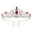 Silver White Rose Re, variant on Elegant Crystal Tiaras Crowns for Weddings Prom Birthday Parties Baroquely Headbands with Rhinestones for Formal Occasion