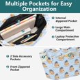 thumbnail image 3 of FORMRS Tote Bag for Women Quilted Large Capacity Travel Work Carry On Shoulder Handbag, Blueberry Pancake Pattern, 3 of 7